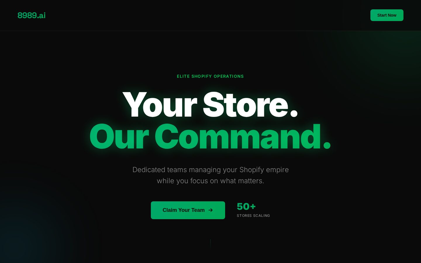 8989 website preview