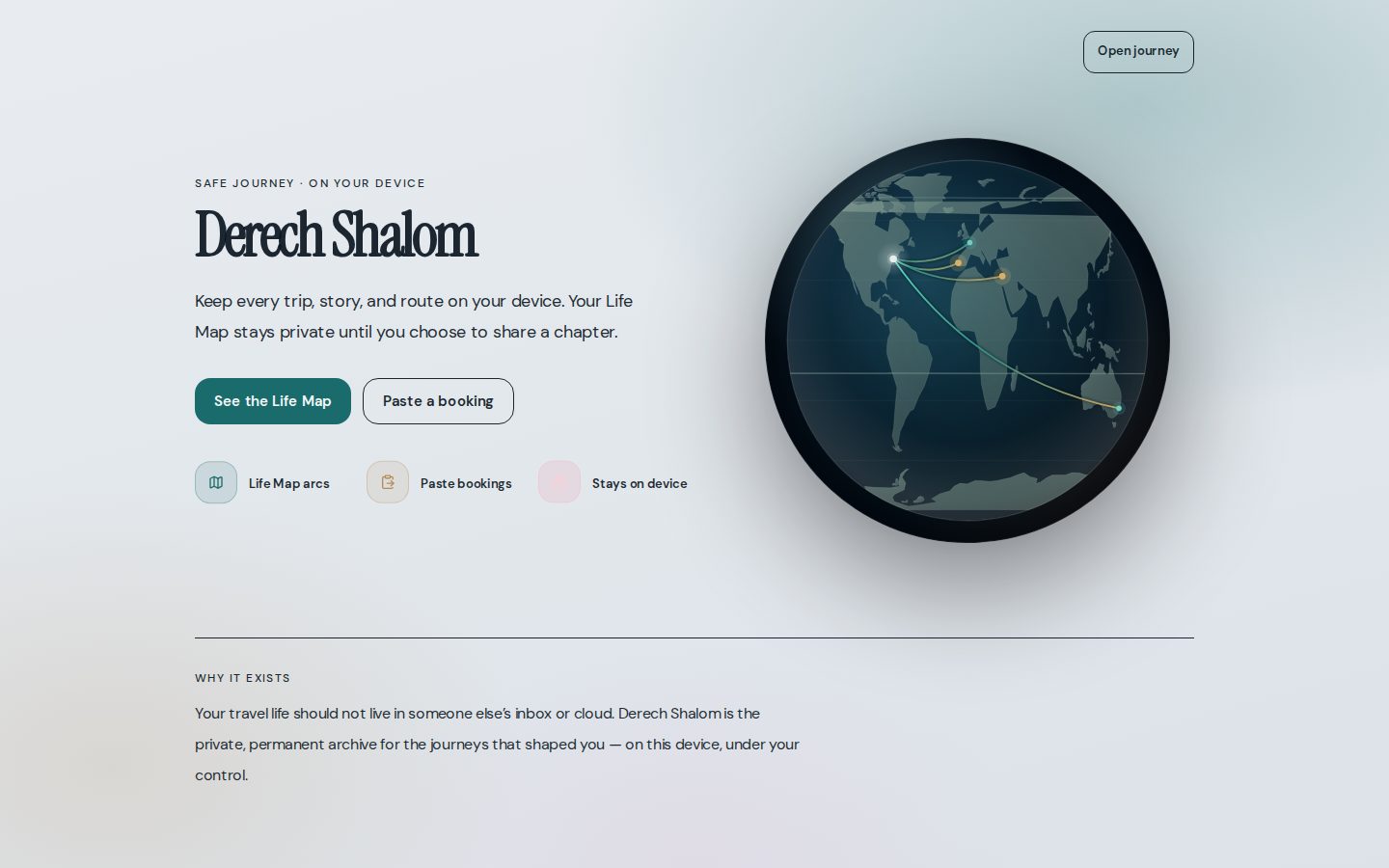 DerechShalom website preview