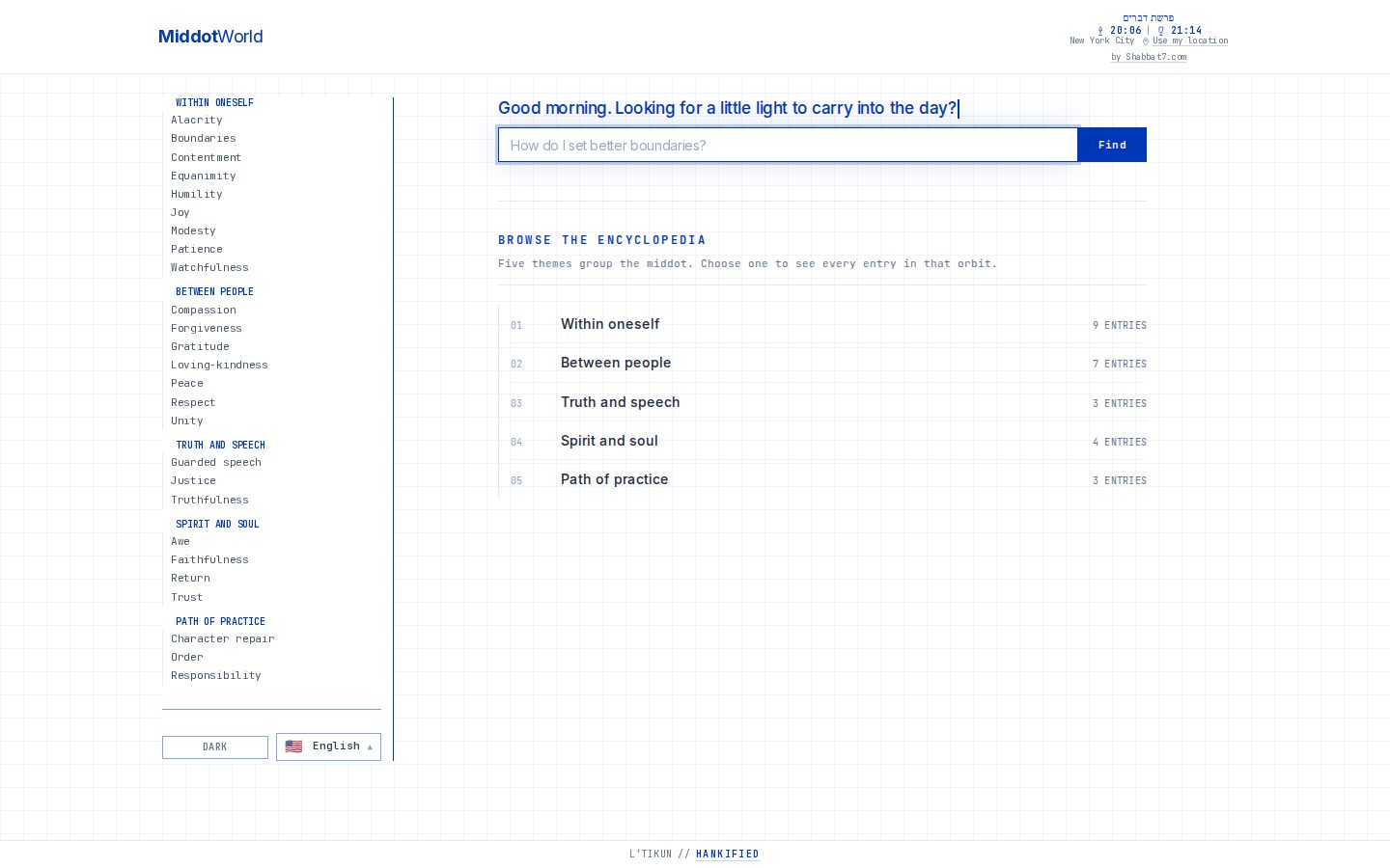 MiddotWorld website preview