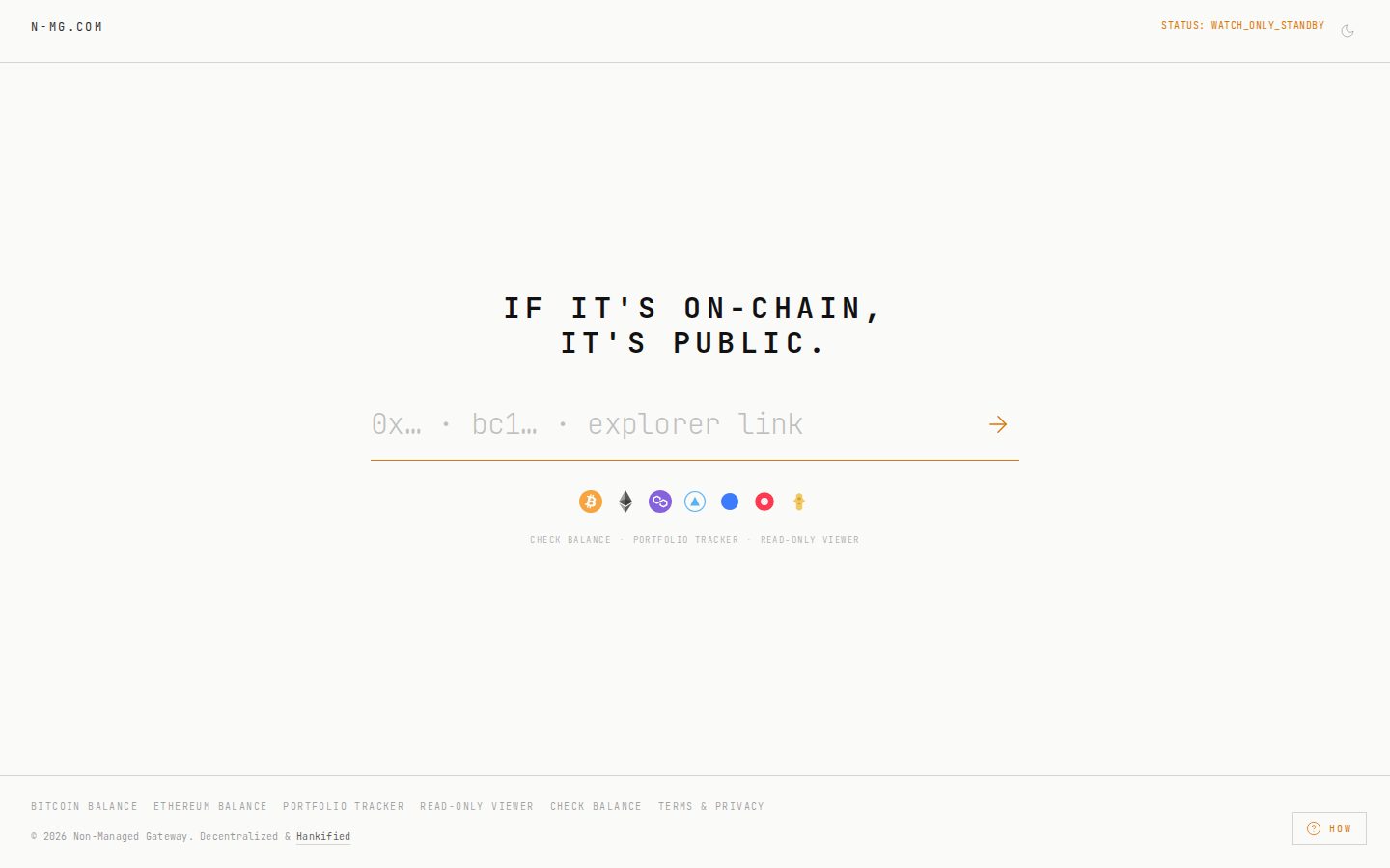 Non-Managed Gateway website preview